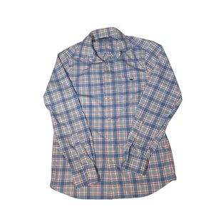 Vineyard Vines On-The-Go Plaid Shirt XS Performance Nylon Button Down Men’s